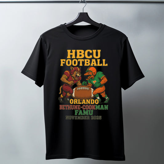 Bethune Cookman vs FAMU Classic Football Rivalry Game T-Shirt – November 2025 Orlando